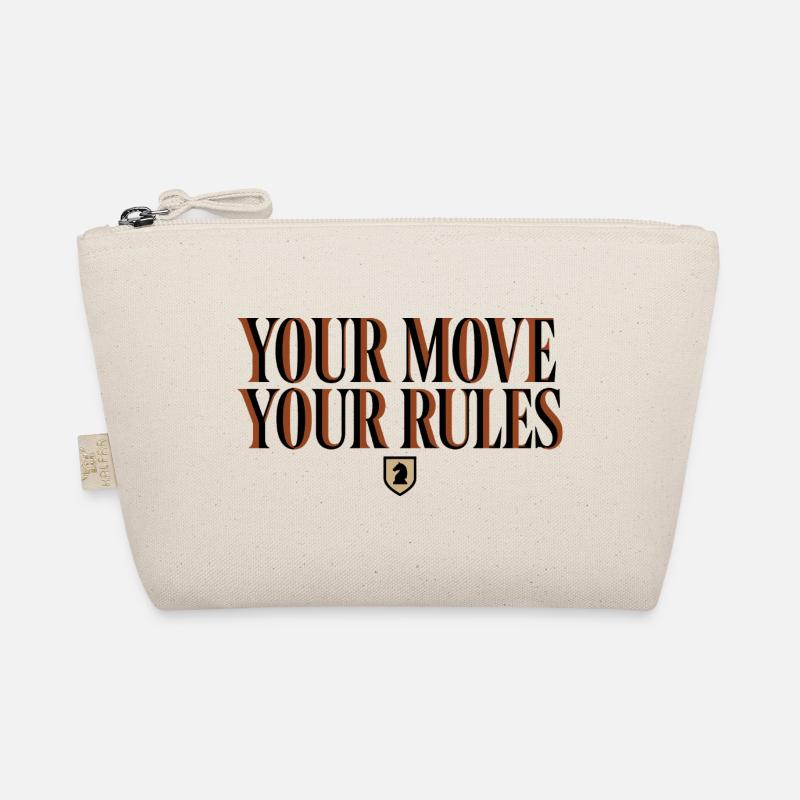 Chess Your Move Your Rules - Cavalier Design Organic Pouch