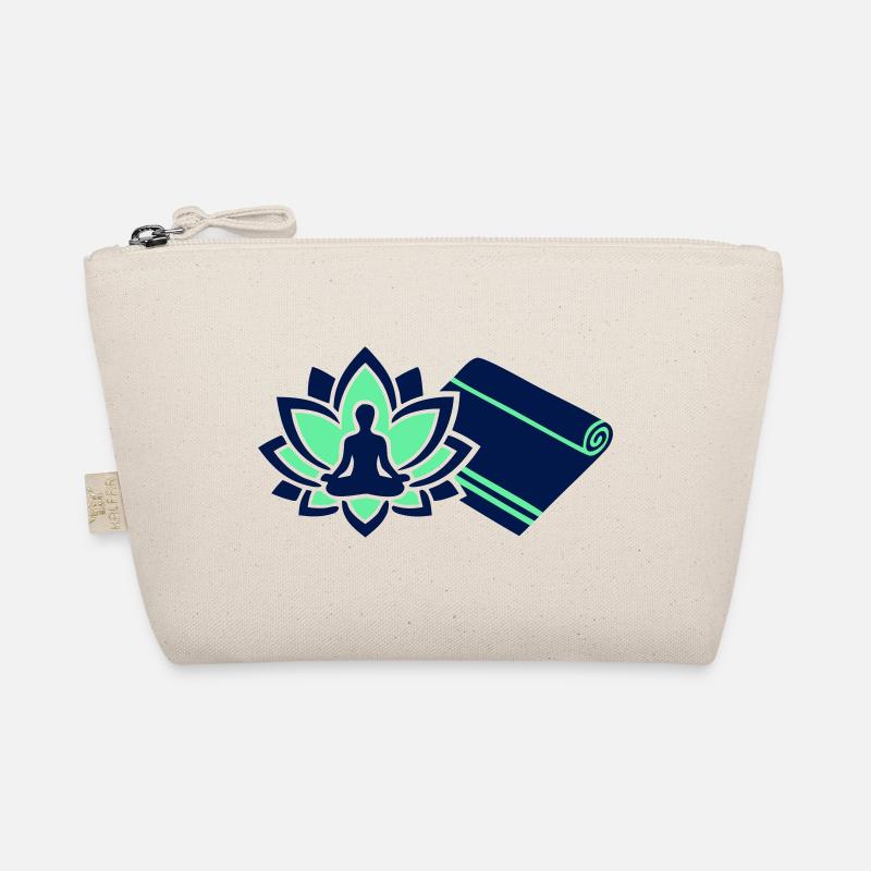 Plan du tapis de yoga de méditation Trousse biologique
