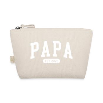 Papa 2026 Est 2026 Statement Design - Trousse biologique - nature - Devant