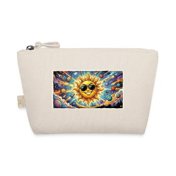 Soleil avec des lunettes de soleil dans le cosmos - Trousse biologique - nature - Devant