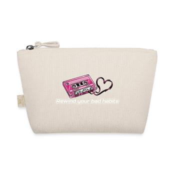 Rewind Your Bad Habits Cassette Coeur Rebelle - Trousse biologique - nature - Devant
