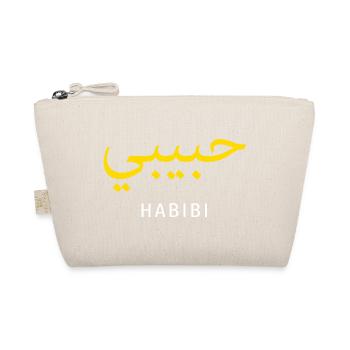 Habibi Gold Arabic Script Tee - Organic Pouch - nature - Front