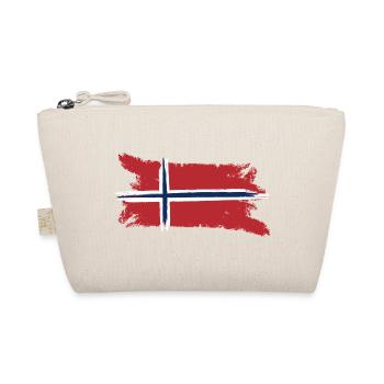 Norwegen Fahne Skandinavien - Bio-Täschchen - Natur - Vorne