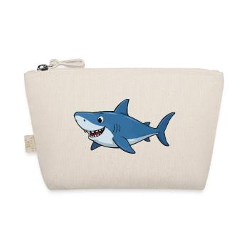 Aventure du requin de dessin animé bleu - Trousse biologique - nature - Devant