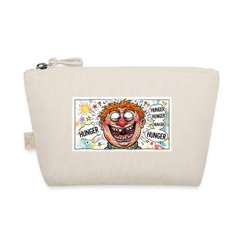 Hunger Clown Pop Art Motif - Organic Pouch - nature - Front