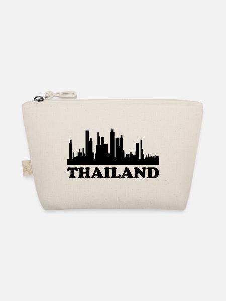 Thailand Skyline - Bio-Täschchen - Natur