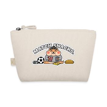 Funny Soccer Hamster match | Football Snack Fan - Organic Pouch - nature - Front
