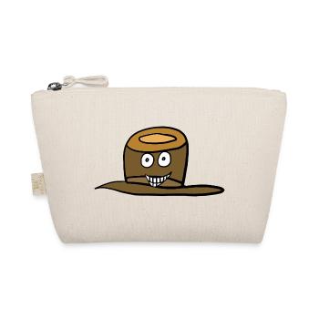 Visage de chapeau drôle et drôle - Trousse biologique - nature - Devant