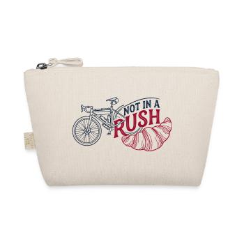 Not In A Rush Gravel Cycling Tee - Organic Pouch - nature - Front