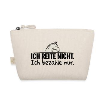 ich reite Nicht ich Bin das bodenpersonal  - Bio-Täschchen - Natur - Vorne