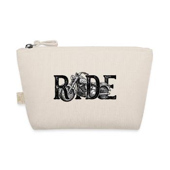 Illustration de moto cruiser vintage RIDE - Trousse biologique - nature - Devant
