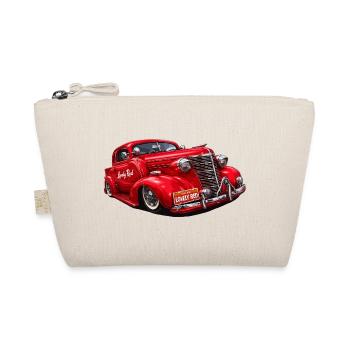 Red Vintage Car Retro Elegant - Organic Pouch - nature - Front