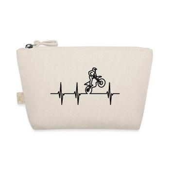 Heartbeat Motocross - Organic Pouch - nature - Front