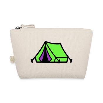 Icône du camping sous tente du festival - Trousse biologique - nature - Devant
