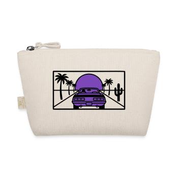 Night Driving Highway Graphic - Organic Pouch - nature - Front