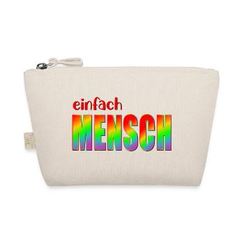 MENSCH INKLUSION VIELFALT - Bio-Täschchen - Natur - Vorne