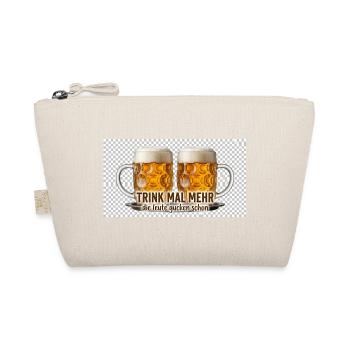 Trink Mal Mehr Bierduo - Bio-Täschchen - Natur - Vorne