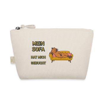 Mein Sofa hat mich gebucht - Bio-Täschchen - Natur - Vorne
