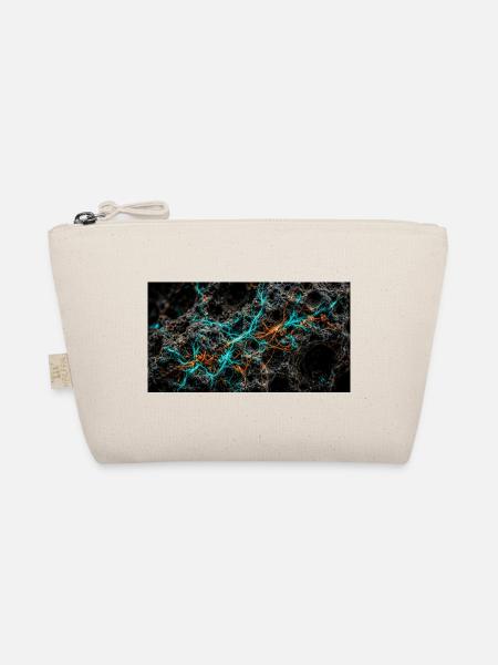 Bioluminescent Neural Network on Volcanic Stone - Bio-Täschchen - Natur