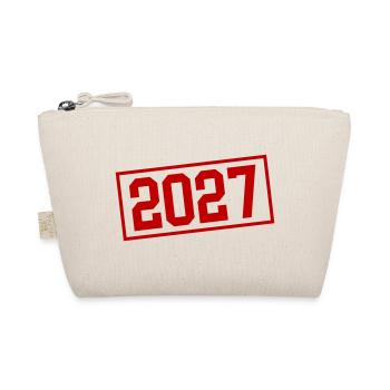 2027 Stempel - Bio-Täschchen - Natur - Vorne