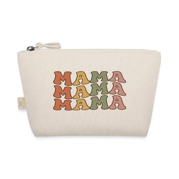 Retro Mama in warmen Tönen - Bio-Täschchen - Natur - Vorne