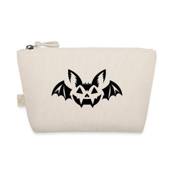 Halloween Fledermaus – Spooky Bat - Bio-Täschchen - Natur - Vorne
