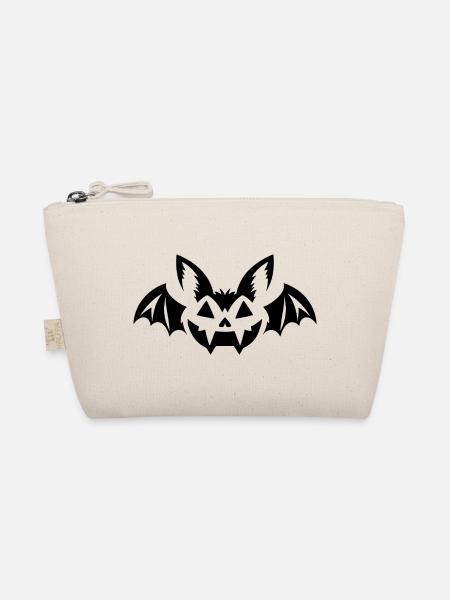 Halloween Fledermaus – Spooky Bat - Bio-Täschchen - Natur