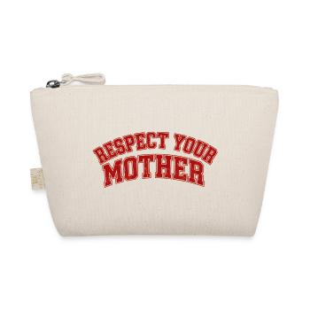 Lustiges Respect your mother shirt design - Bio-Täschchen - Natur - Vorne