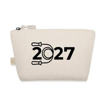 Mehr Sport treiben 2027 - Bio-Täschchen - Natur - Vorne