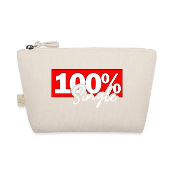 100% Single Statement - Bio-Täschchen - Natur - Vorne