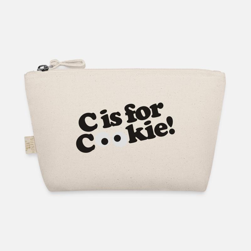 C is for Cookie - Bio-Täschchen - Natur