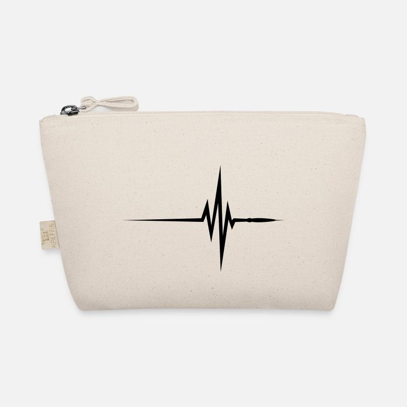 Puls / Beat / EKG - Bio-Täschchen - Natur
