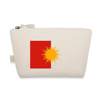 Yeziden / Jesiden Flagge - Bio-Täschchen - Natur - Vorne