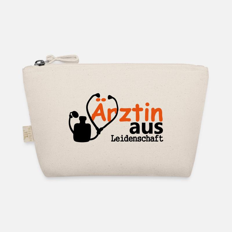 Ärztin aus Leidenschaft Geschenk - Bio-Täschchen - Natur