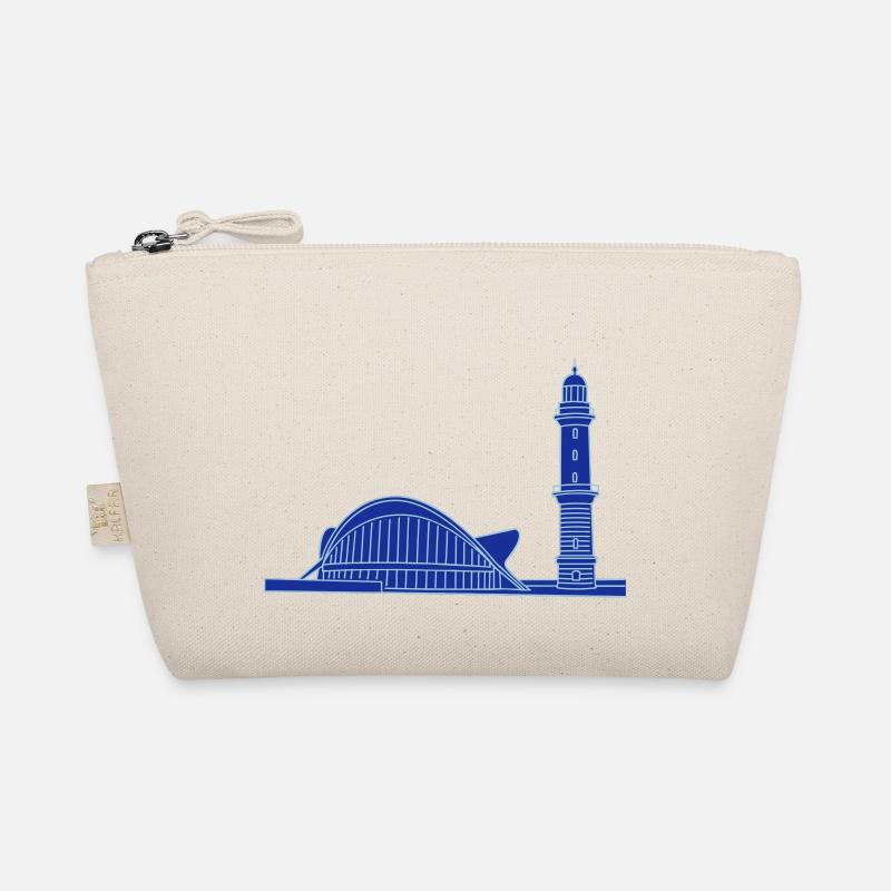 Leuchtturm Warnemünde 2 Bio-Täschchen