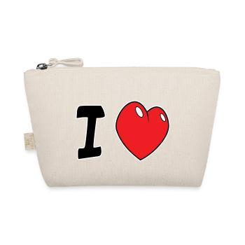 i love - Bio-Täschchen - Natur - Vorne