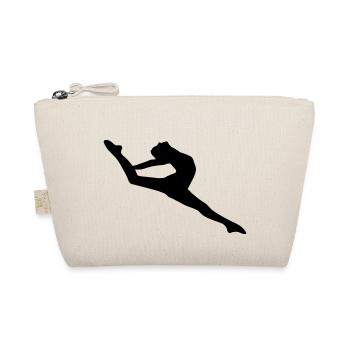 Vector Ballet dancer Silhouette - Organic Pouch - nature - Front
