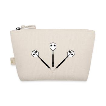 Darts Dartpfeil Dartpfeile 2c - Organic Pouch - nature - Front