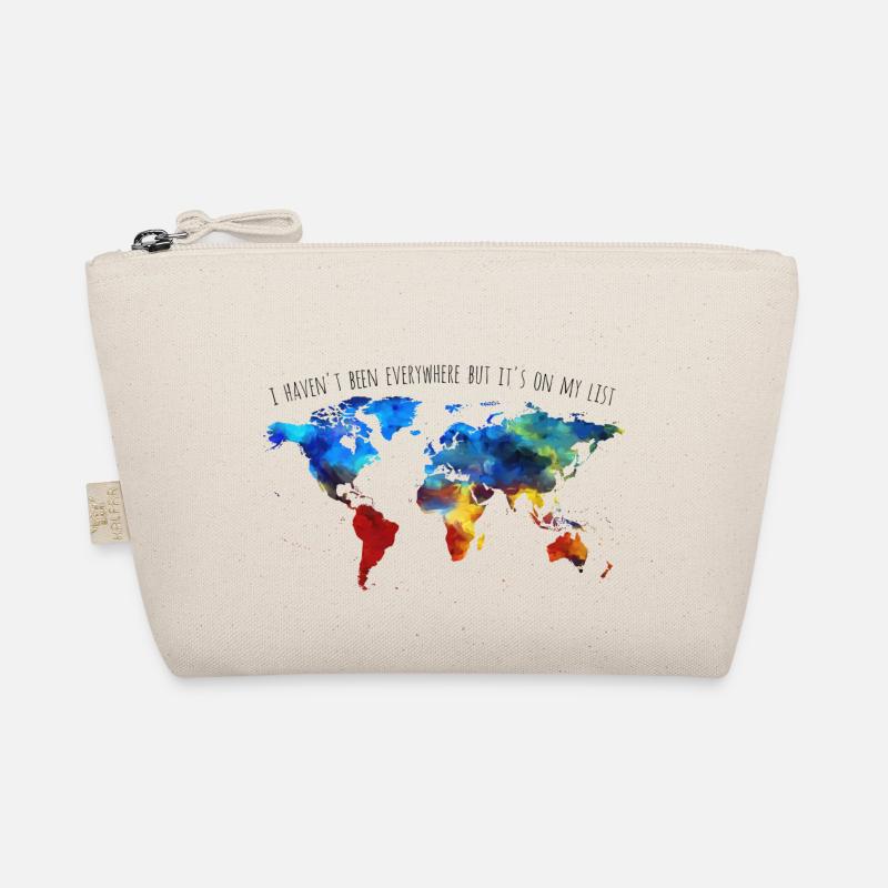 I Haven't Been Everywhere But It's On My List Bio-Täschchen