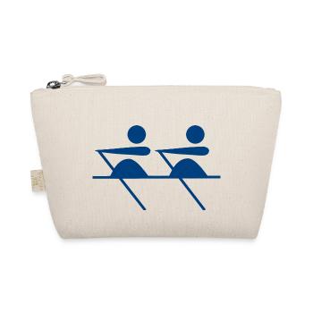 paddle boat sail boat rowboat sailboat18 - Organic Pouch - nature - Front