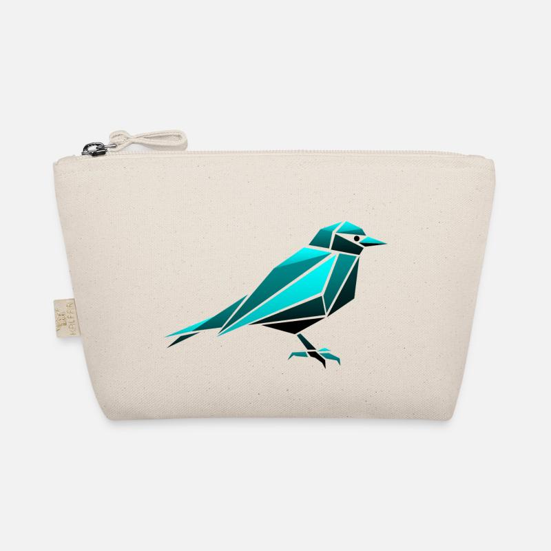 Spatz Vogel Origami Polygon Bio-Täschchen