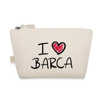 i_love_barca__f2 - Bio-Täschchen - Natur - Vorne