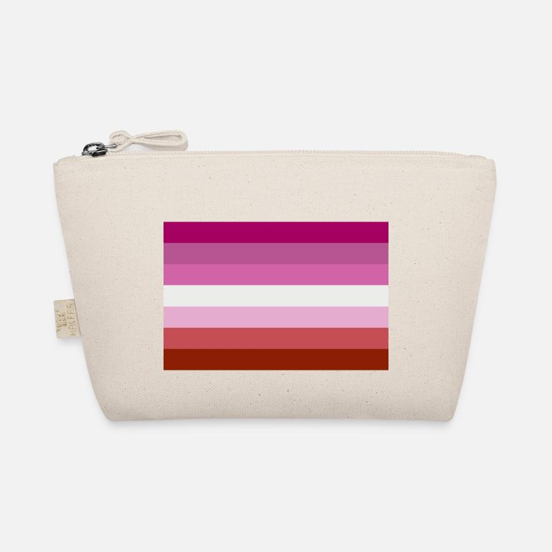 Lesbian Pride Flag Organic Pouch
