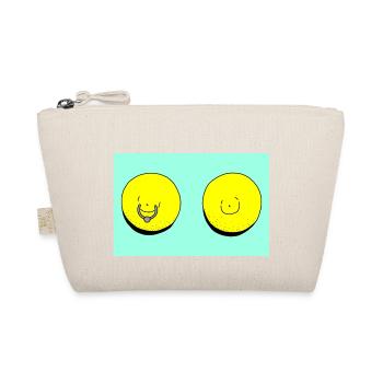 lemon piercing turquoise - Organic Pouch - nature - Front