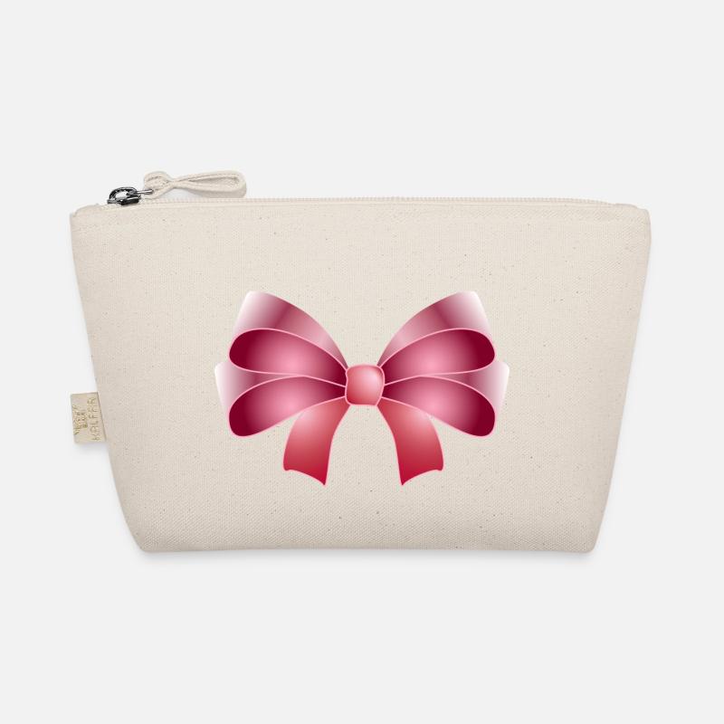 Nœud élégant en rose - Trousse biologique - nature