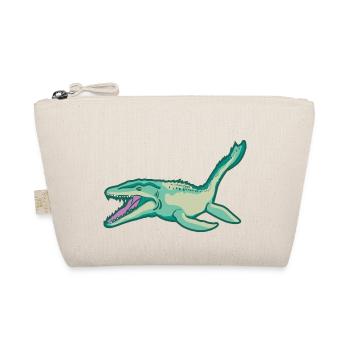 Plesiosaurus Dinosaurier Dino Urzeit Geschenkidee - Bio-Täschchen - Natur - Vorne