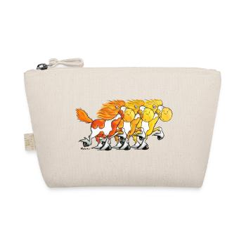 „Icelandic Power“ -Icelandic Horse - Organic Pouch - nature - Front