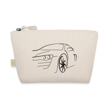 Motorsport Auto - Bio-Täschchen - Natur - Vorne