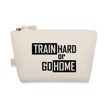 train hard or go home - Organic Pouch - nature - Front