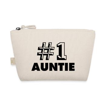 number one auntie - Bio-Täschchen - Natur - Vorne